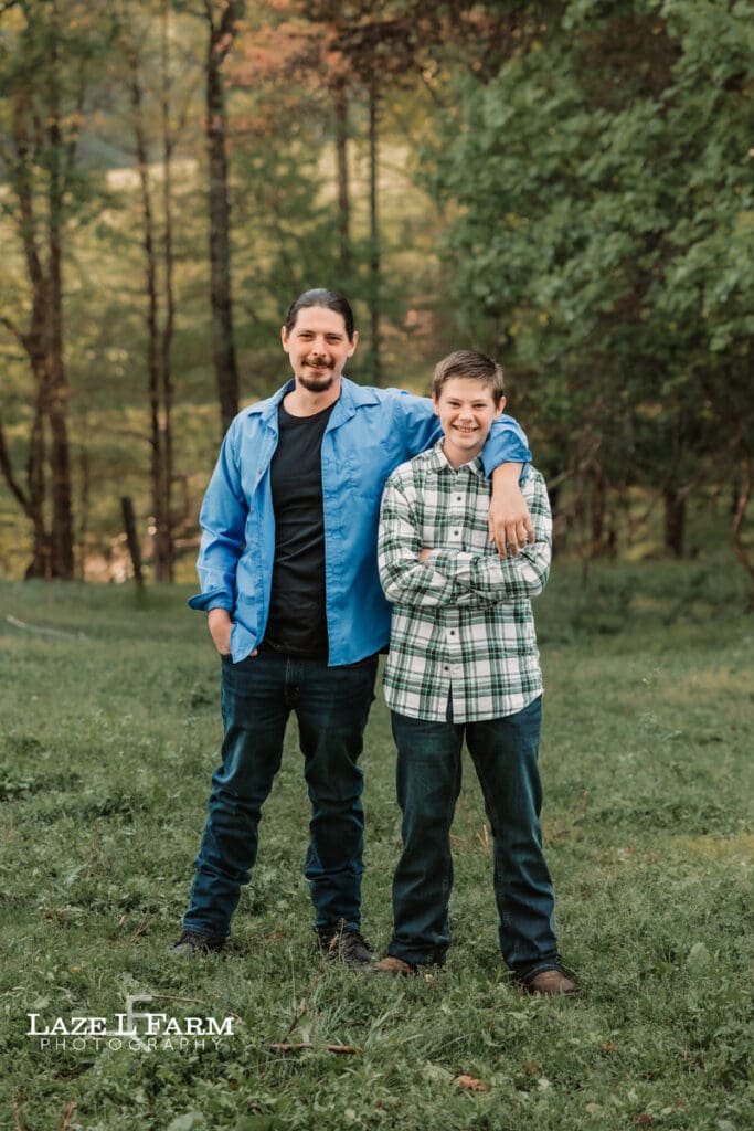 family pictures on the farm