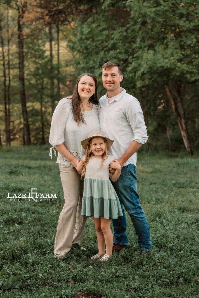 family pictures on the farm