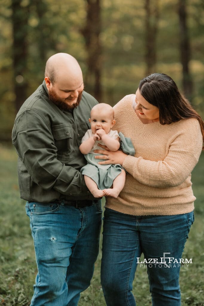 family pictures on the farm