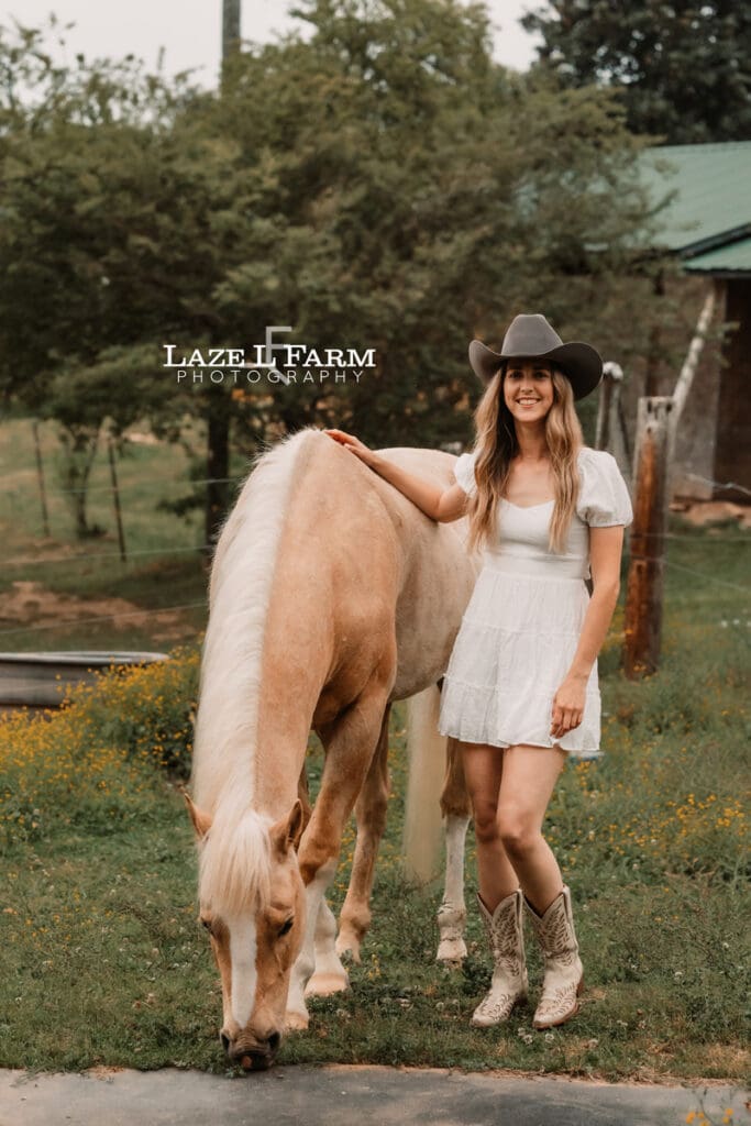 a girl and her horse