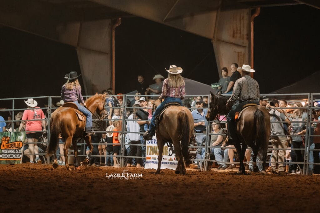 Cowgirls at the rodeo