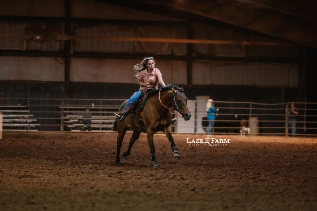 cowgirl barrel racing