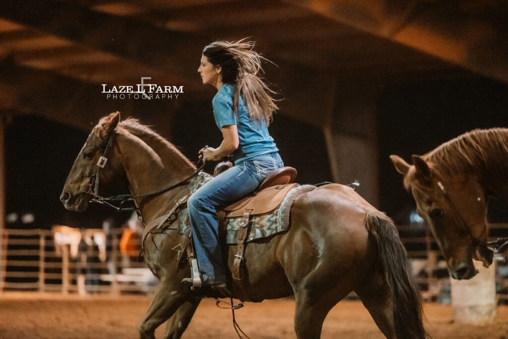 cowgirl barrel racing