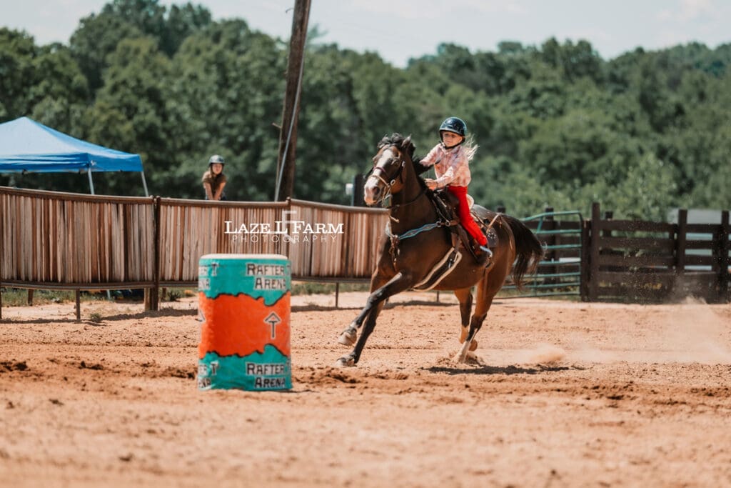 cowgirl barrel racing