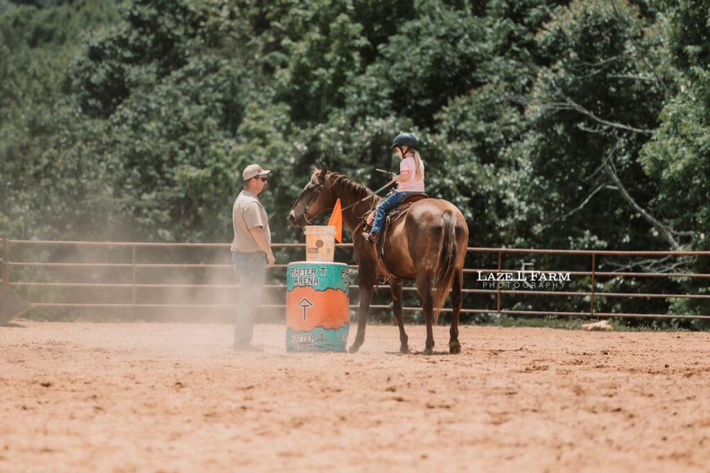 cowgirl barrel racing