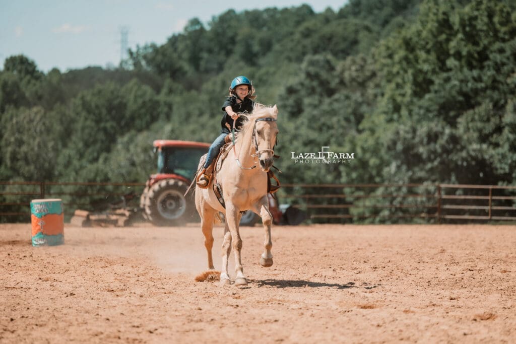 cowgirl barrel racing