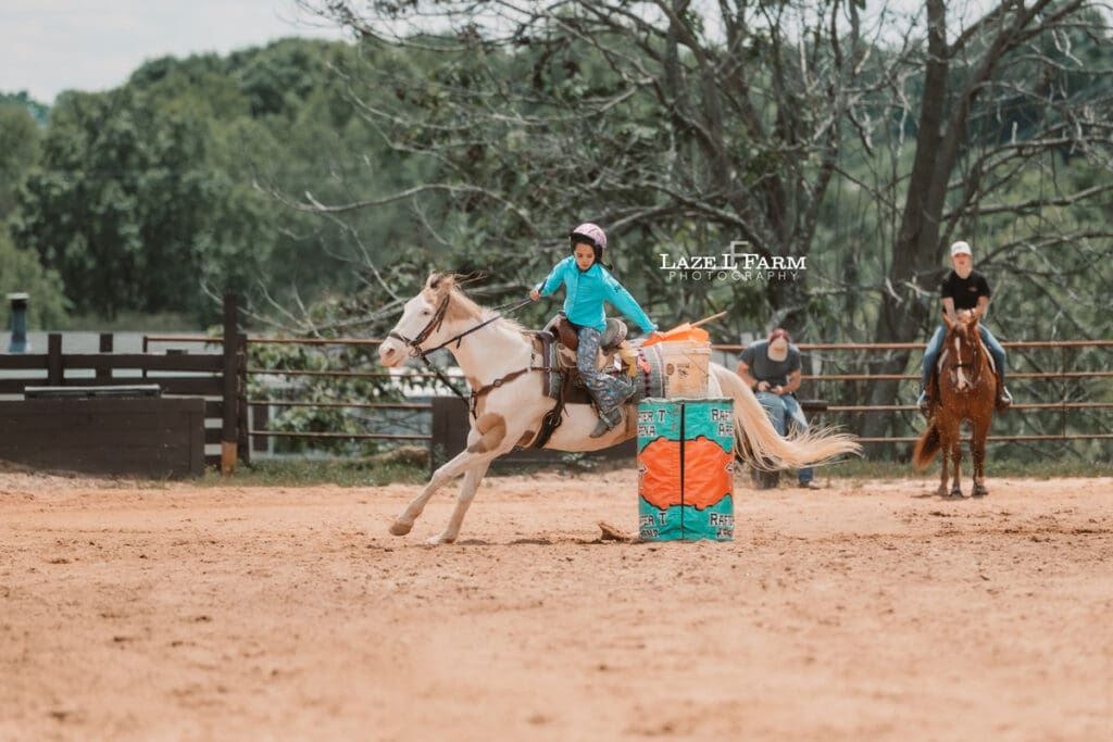 cowgirl barrel racing