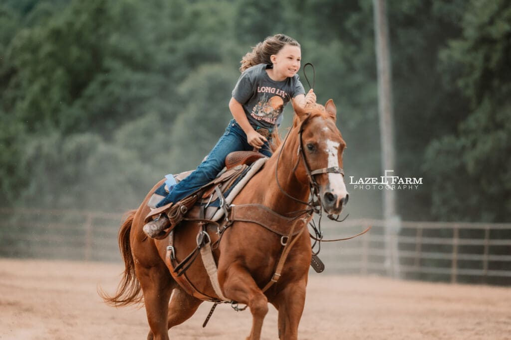 cowgirl barrel racing