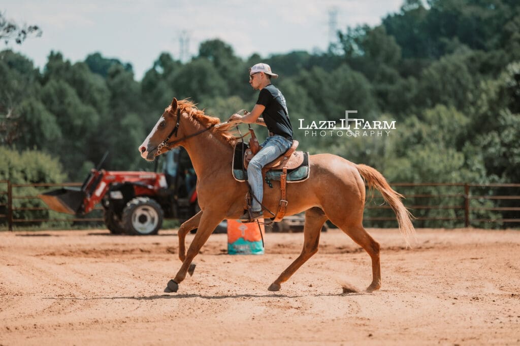 cowgirl barrel racing