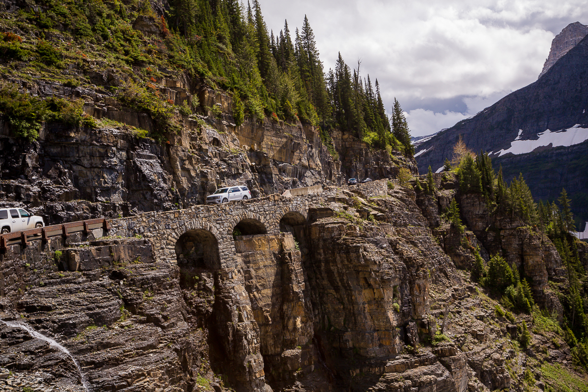 Laze L Farm Photography | Glacier National Park | view of going to the sun road