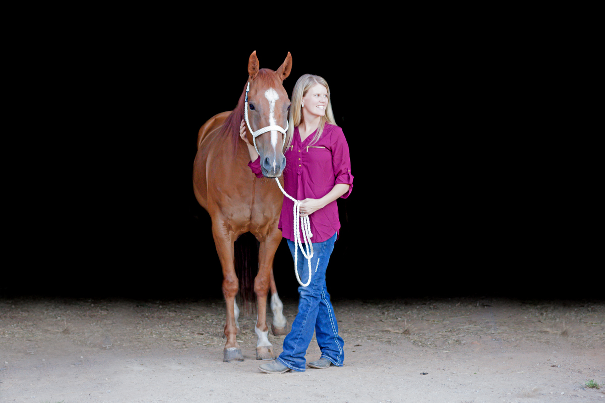 Laze L Farm Photography | LLF Rider 2019 | Jessie Parson | black background with horse and rider