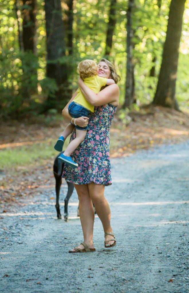 Laze L Farm Photography | Farm Session | Taylorsville North Carolina | A little boy and his mom 