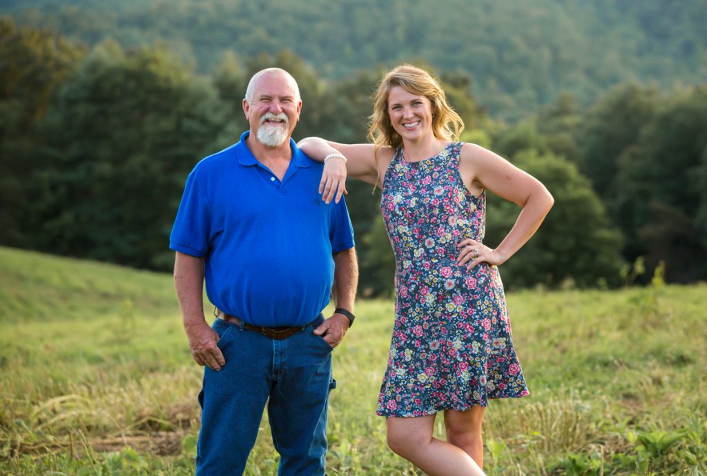 Laze L Farm Photography | Farm Session | Taylorsville North Carolina | father and daughter