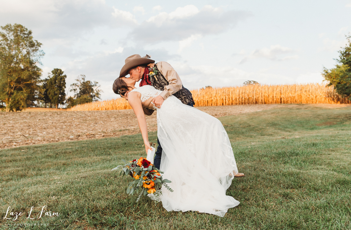 Laze L Farm Photography | Western Wedding | Johnny Wilson Farm | Sunset Farm Wedding Portraits