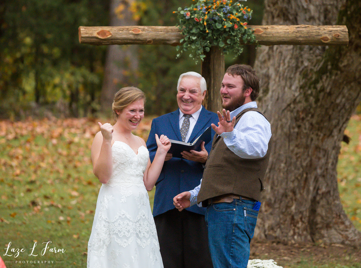 Laze L Farm Photography | Family Farm Wedding | Catawba NC | Wedding Ceremony