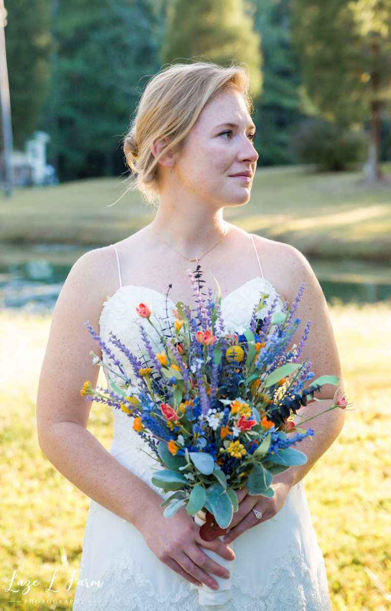 Laze L Farm Photography | Farm Bridals | Catawba NC | Bride Portrait