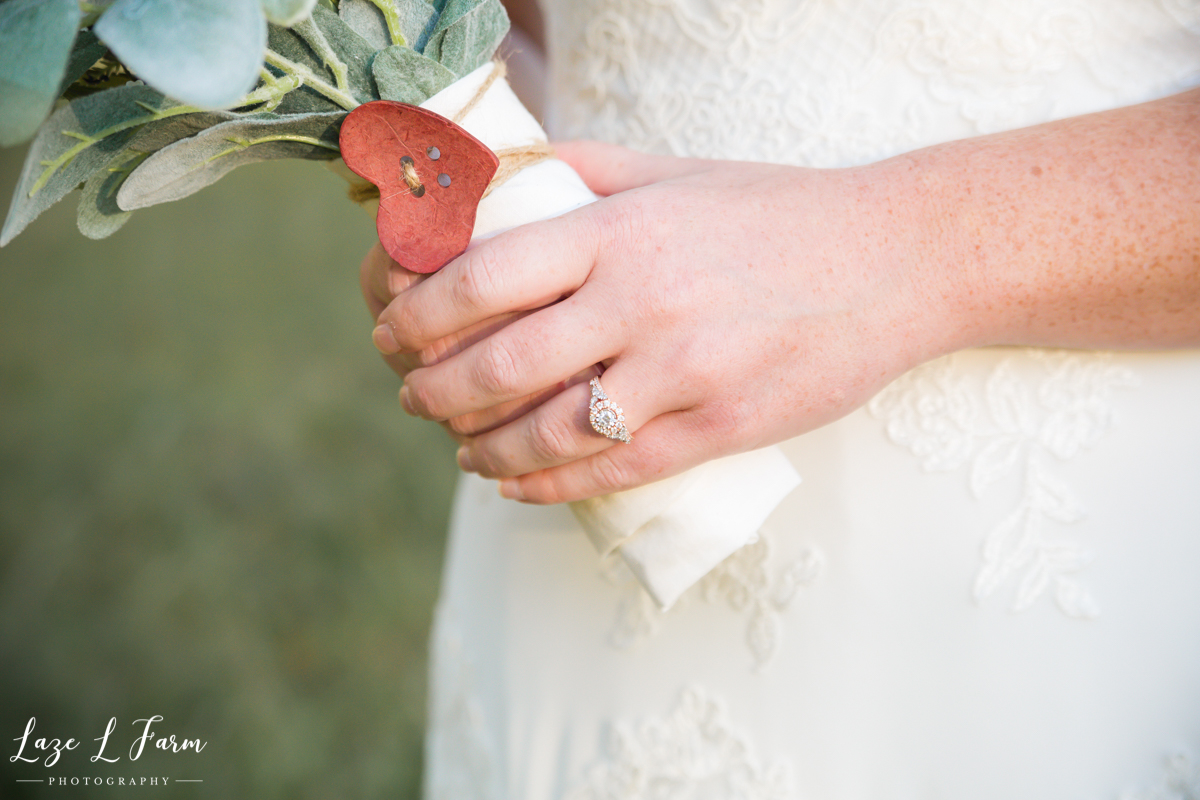 Laze L Farm Photography | Farm Bridals | Catawba NC | Bride's Ring