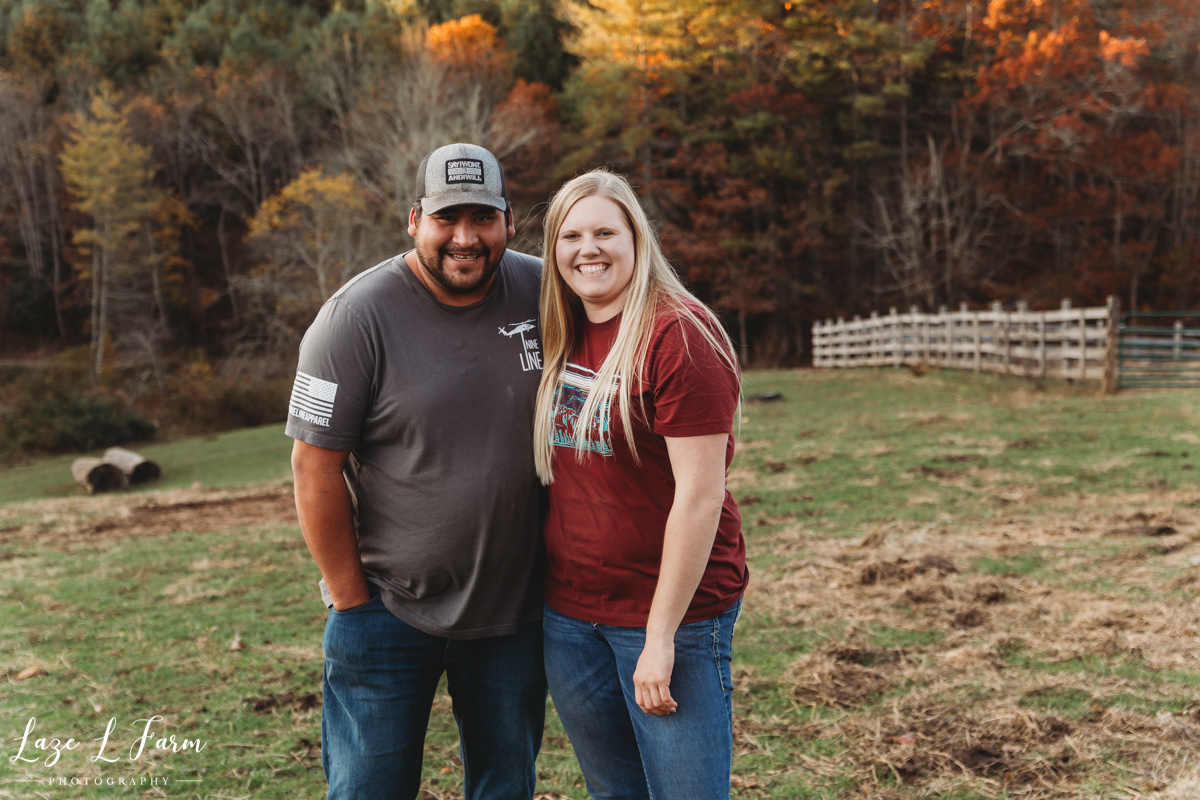Laze L Farm Photography | Michaela Bare | West Jefferson NC | Farm Husband and Wife