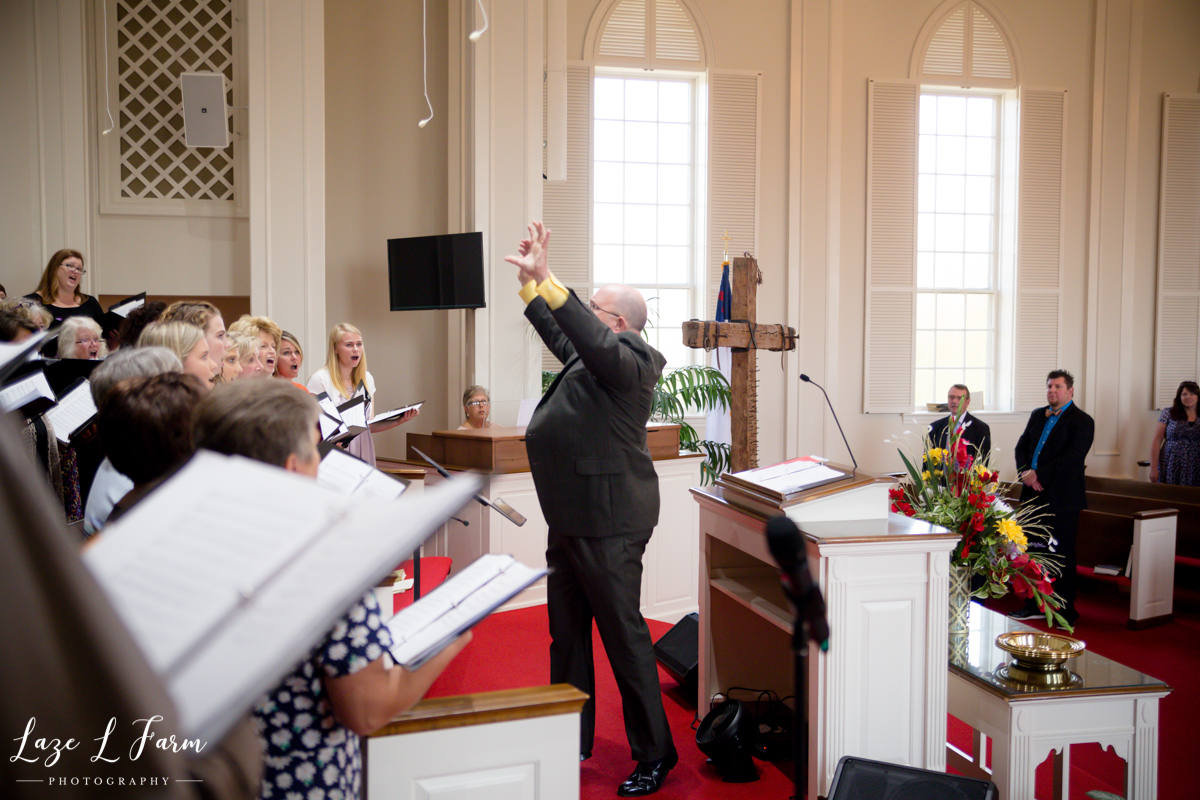 Laze L Farm Photography | 50 years as Choir Director | Antioch Baptist Church- Taylorsville NC | Directing Choir