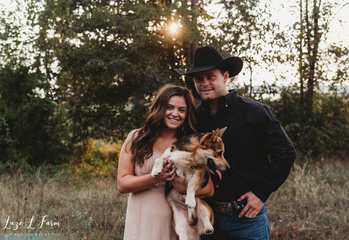 Laze L Farm Photography | Western Engagement Session | Cleveland NC | Cowboy Cowgirl Engagement Session