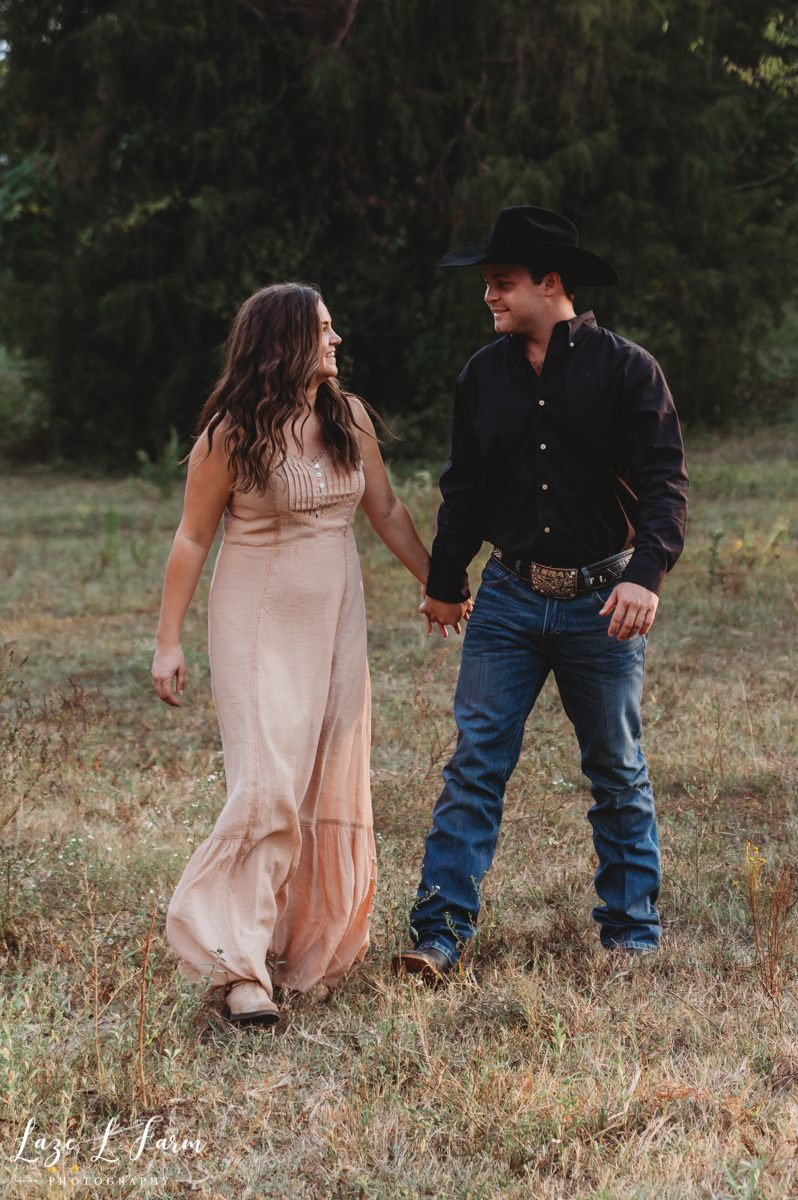 Laze L Farm Photography | Western Engagement Session | Cleveland NC | Country Engagement Session