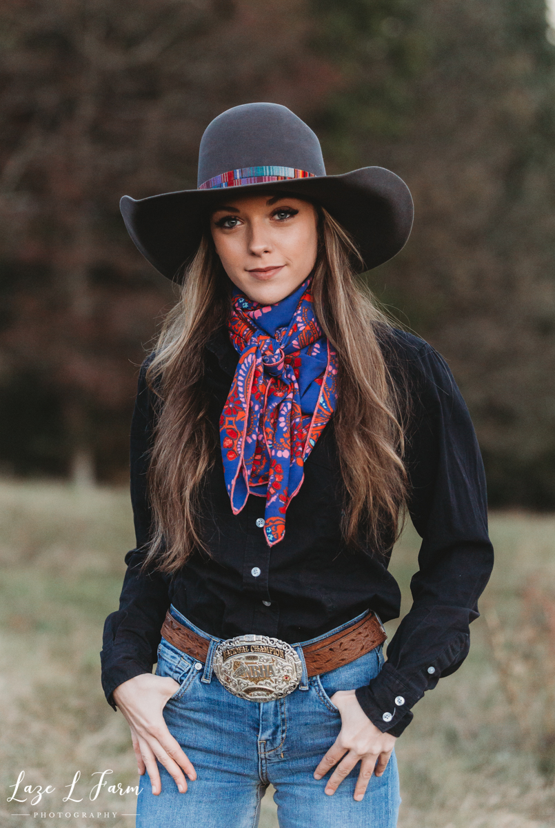 Laze L Farm Photography | Western Equine Session | Taylorsville NC | Cowgirl