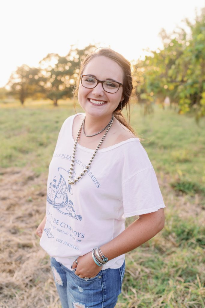 The Western Way Podcast | Brittany Coffee Photography | A girl in a t-shirt