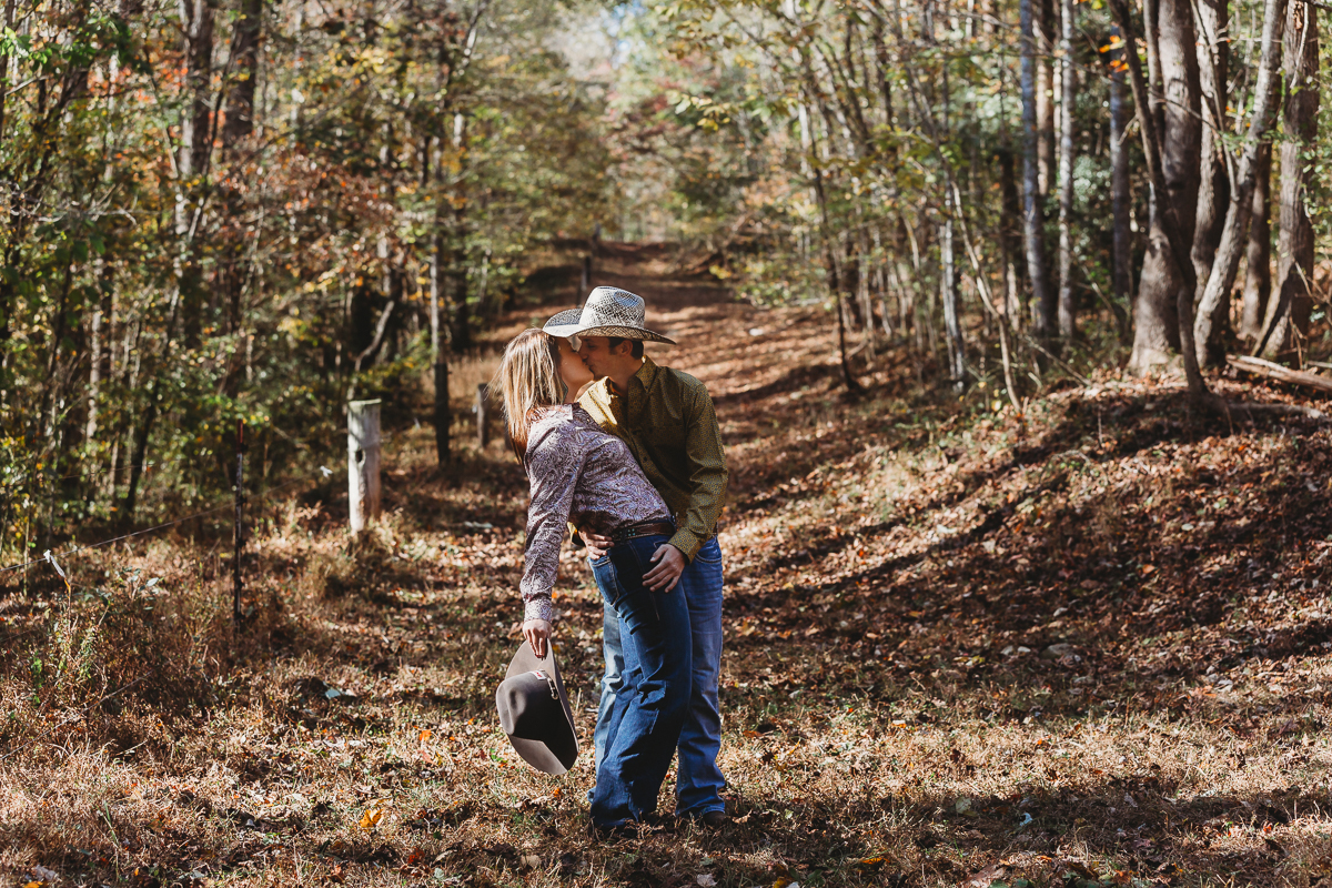 Laze L Farm Photography | Couples Session | Taylorsville NC | cowboy couple