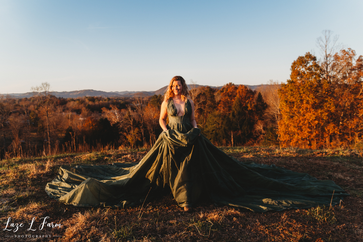 Kristal | Parachute Dress | Lenoir NC - Laze L Farm Photography