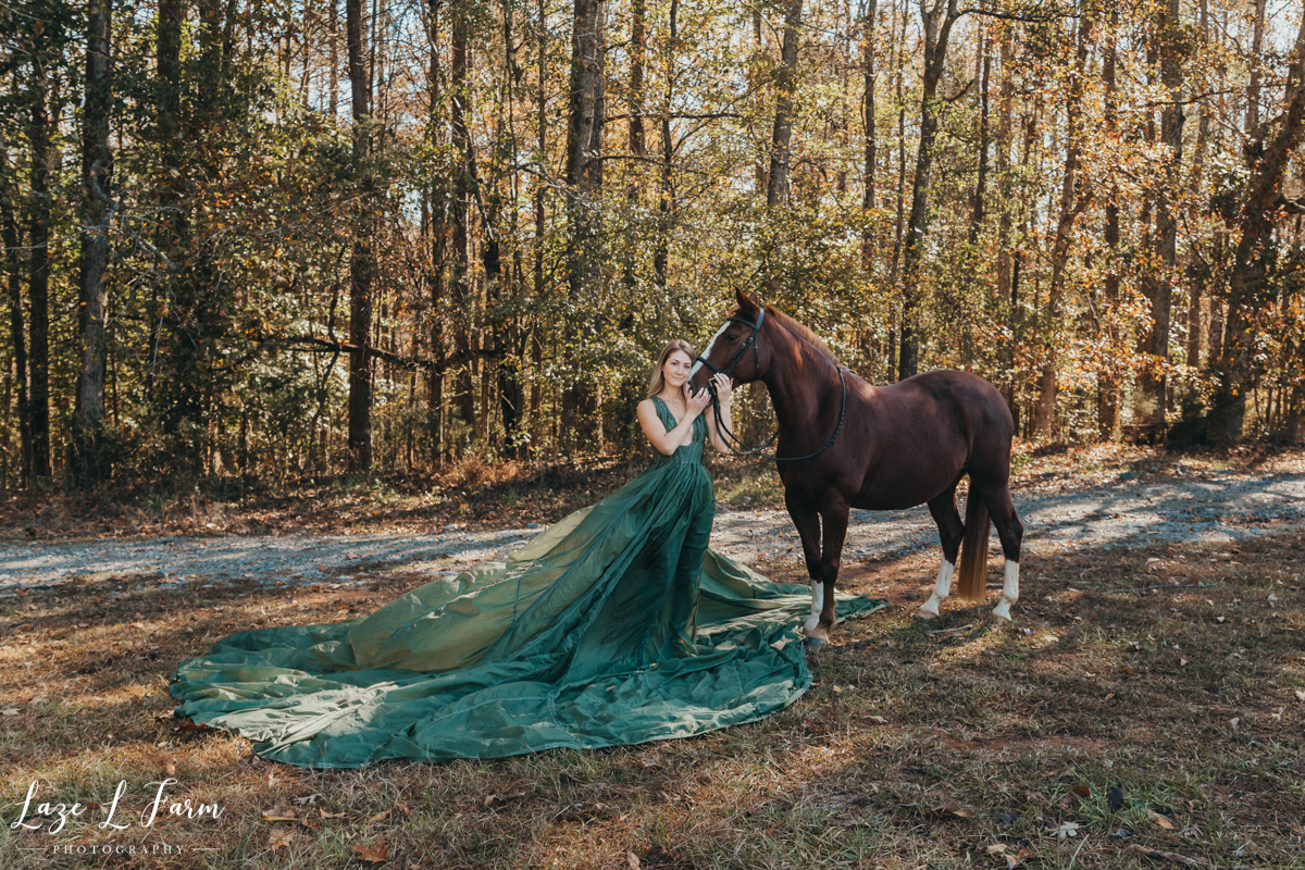 Cassidy | Parachute Dress | Charlotte NC - Laze L Farm Photography