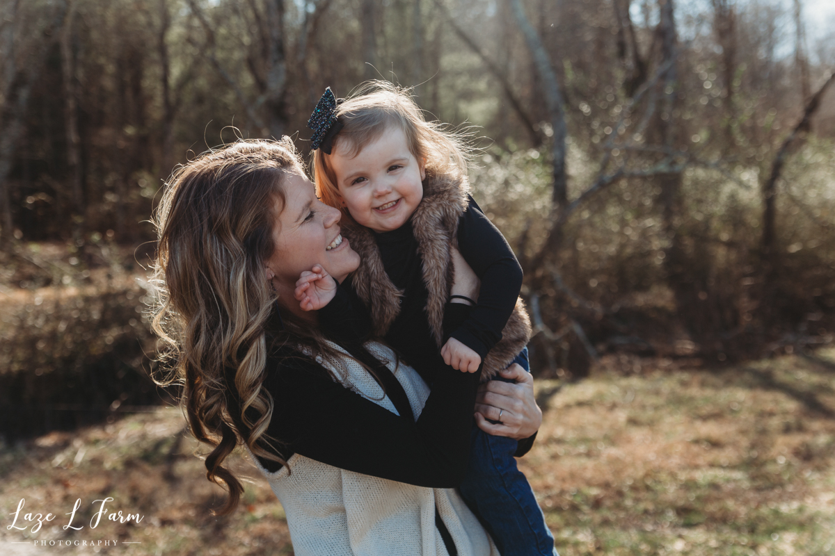 Laze L Farm Photography | Farm Kids | Taylorsville NC | a little girl and her mom