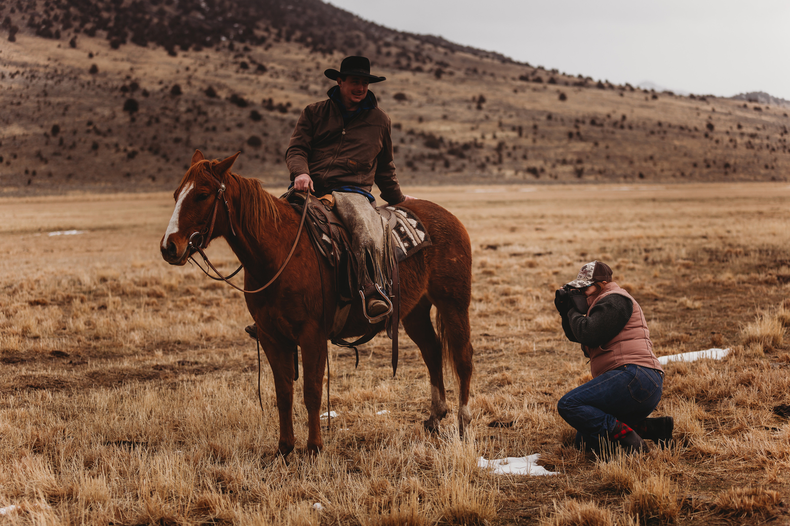 Laze L Farm Photography | CDPhotog Photography Workshop | Burns OR | photographer photographing a cowboy