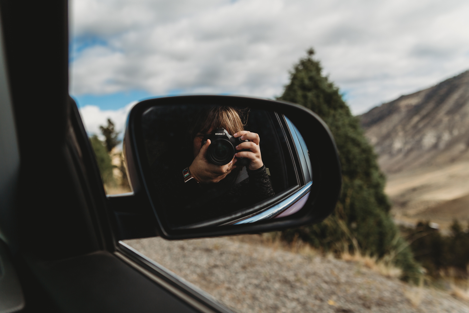 Montana |  photographer taking a picture in a mirror