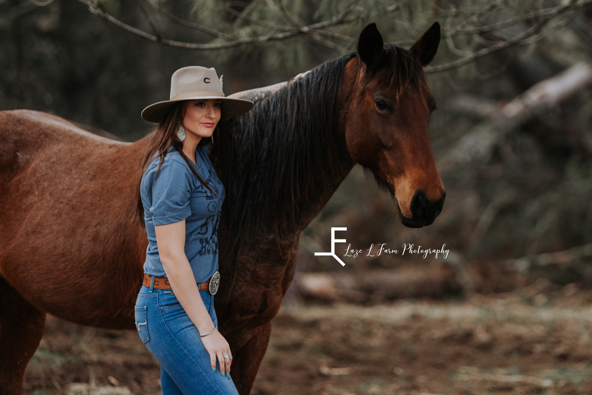 Laze L Farm Photography | NC Equine Photographer | West Jefferson | a cowgirl and her horse