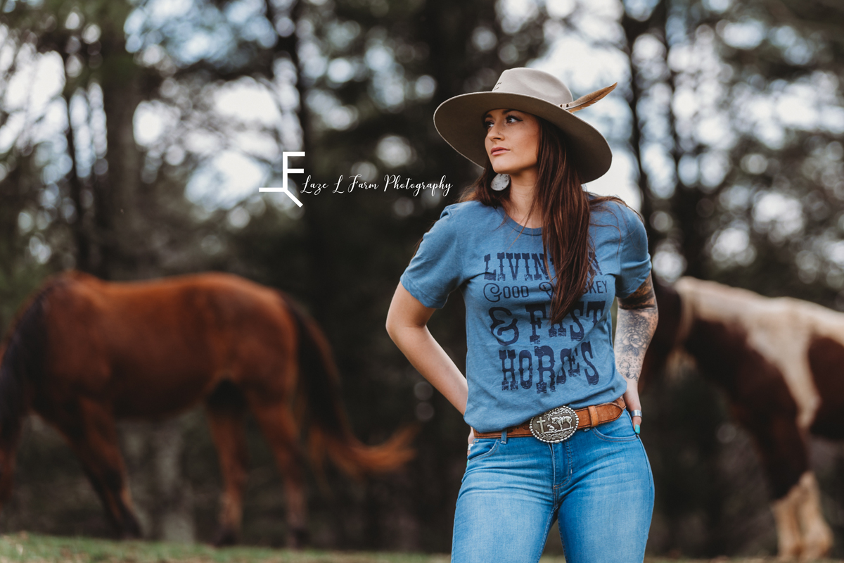 Laze L Farm Photography | NC Equine Photographer | West Jefferson | a cowgirl 