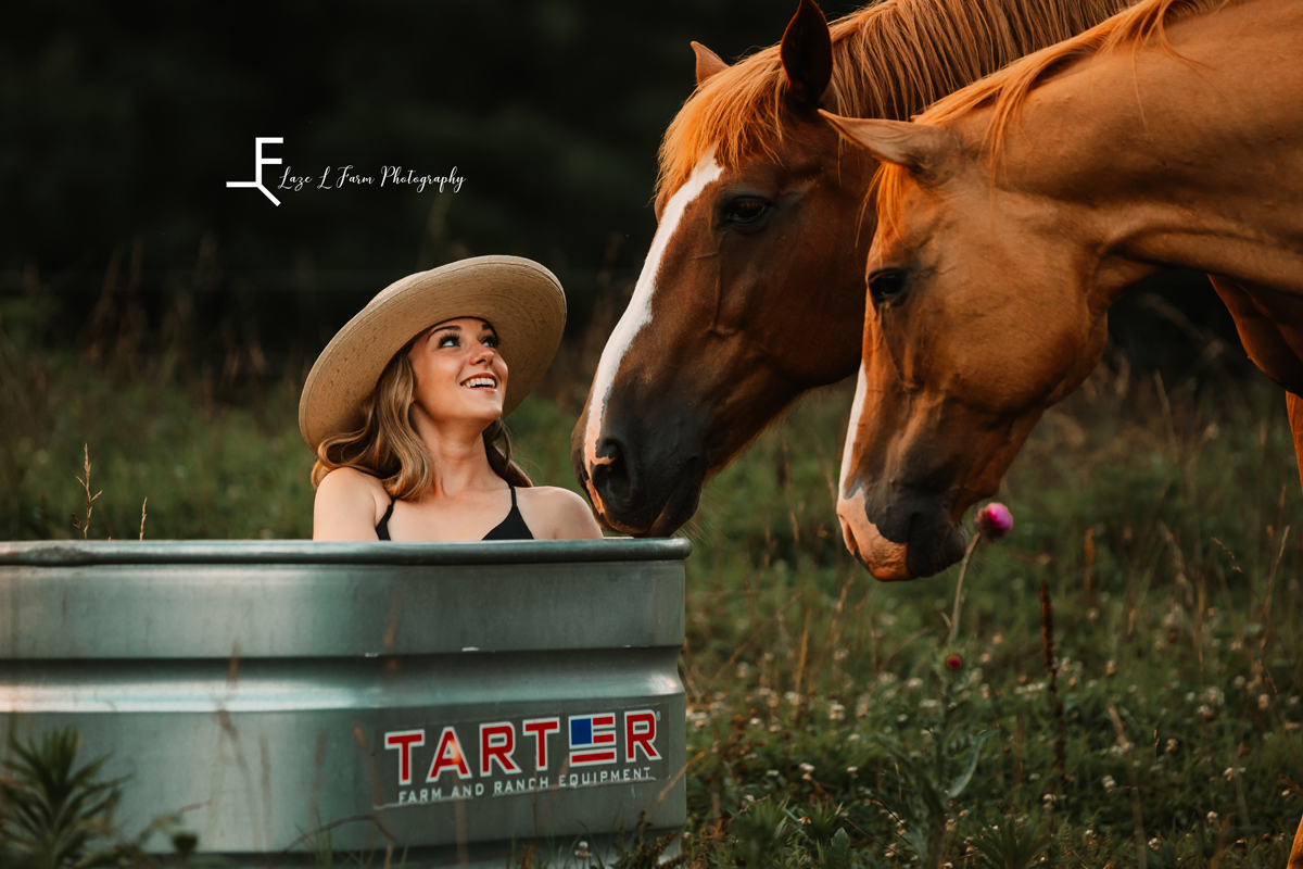 Ashlyn | Water Trough Photo Shoot | Taylorsville NC | Horses