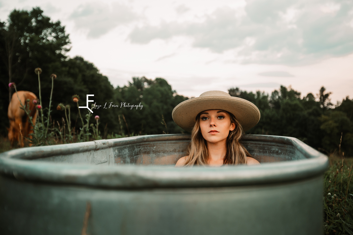 Ashlyn | Water Trough Photo Shoot | Taylorsville NC |