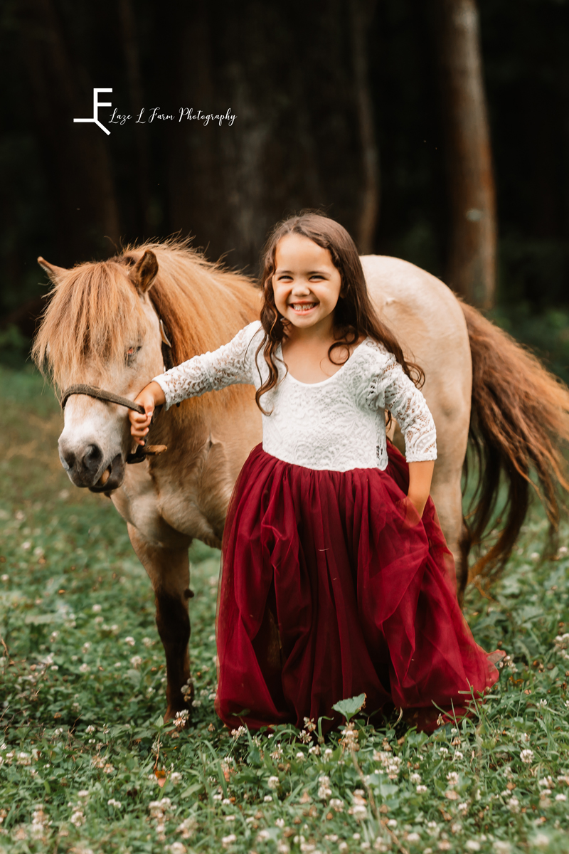 Laze L Farm Photography | Equine Photo Shoot | Taylorsville, NC | Walking her pony