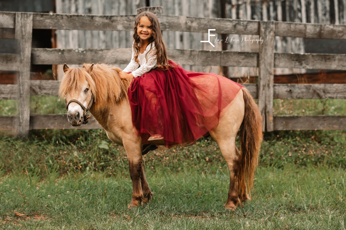 Laze L Farm Photography | Equine Photo Shoot | Taylorsville, NC | Riding her pony