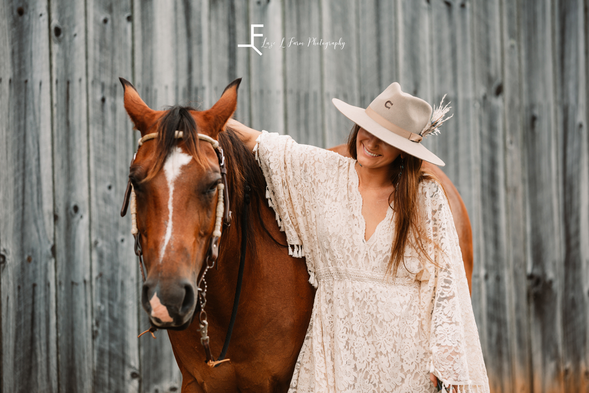 Laze L Farm Photography | Western Bridal Portraits | West Jefferson NC 