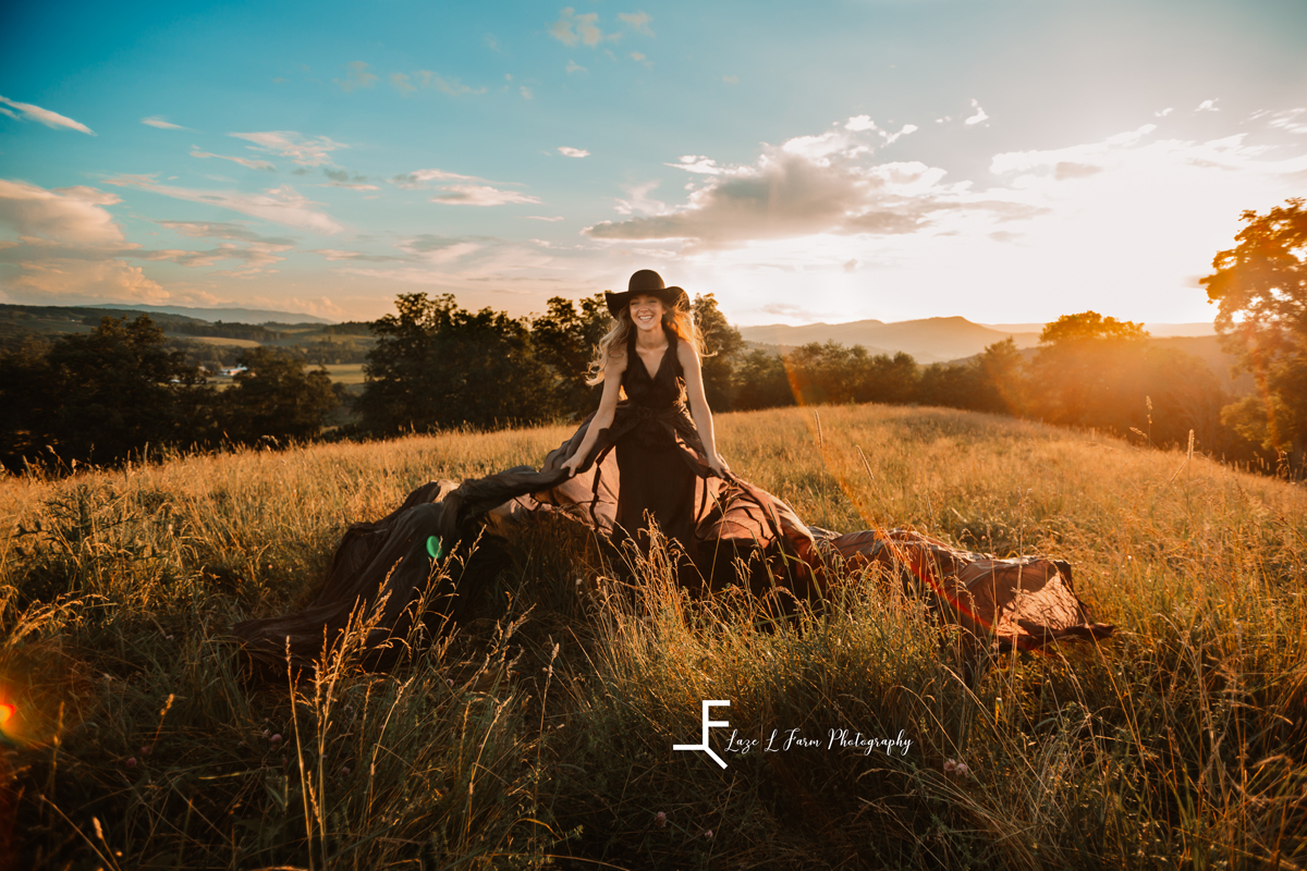 Laze L Farm Photography | Western Fashion | Rural Retreat, VA | Parachute dress