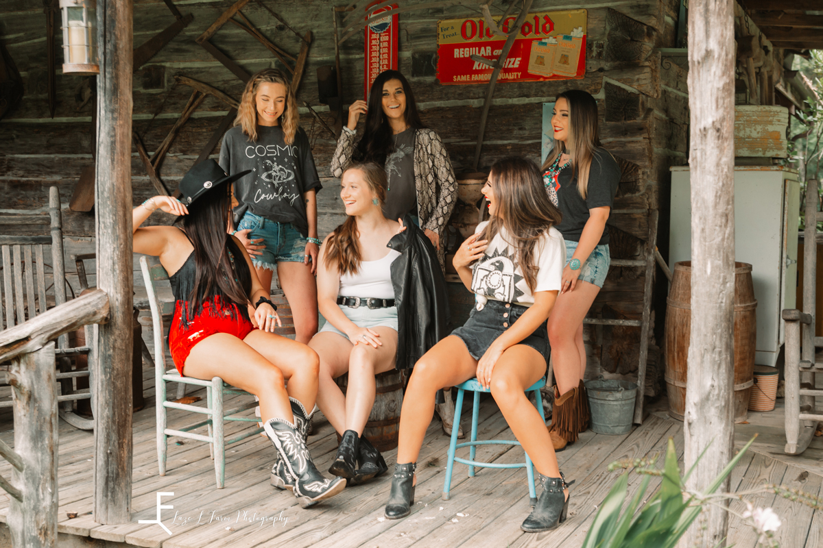 Laze L Farm Photography | Western Fashion | East TN | Girl group candid