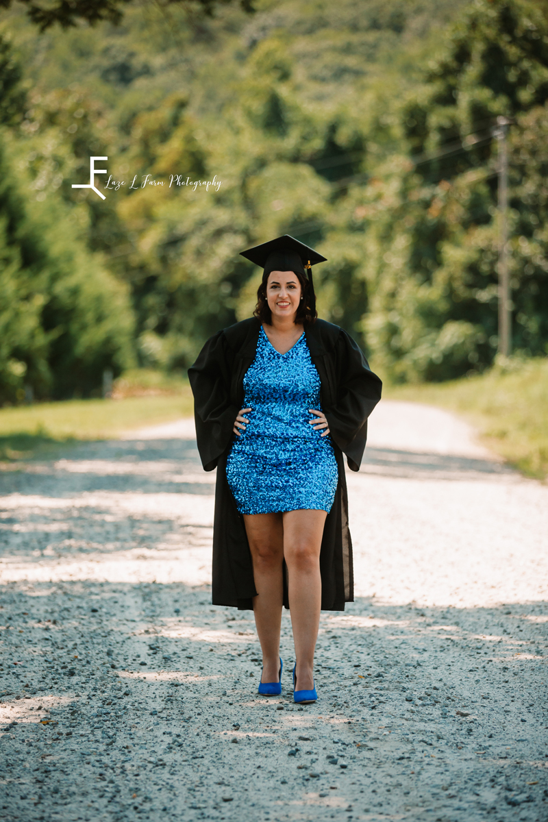 Laze L Farm Photography | Graduation Photography | Taylorsville NC | Cap and gown