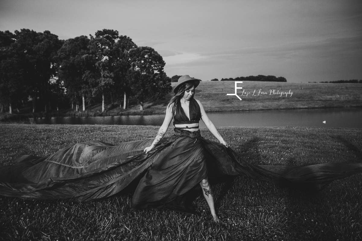 Laze L Farm Photography | Parachute Dress | The Emerald Hill | Sydney black and white