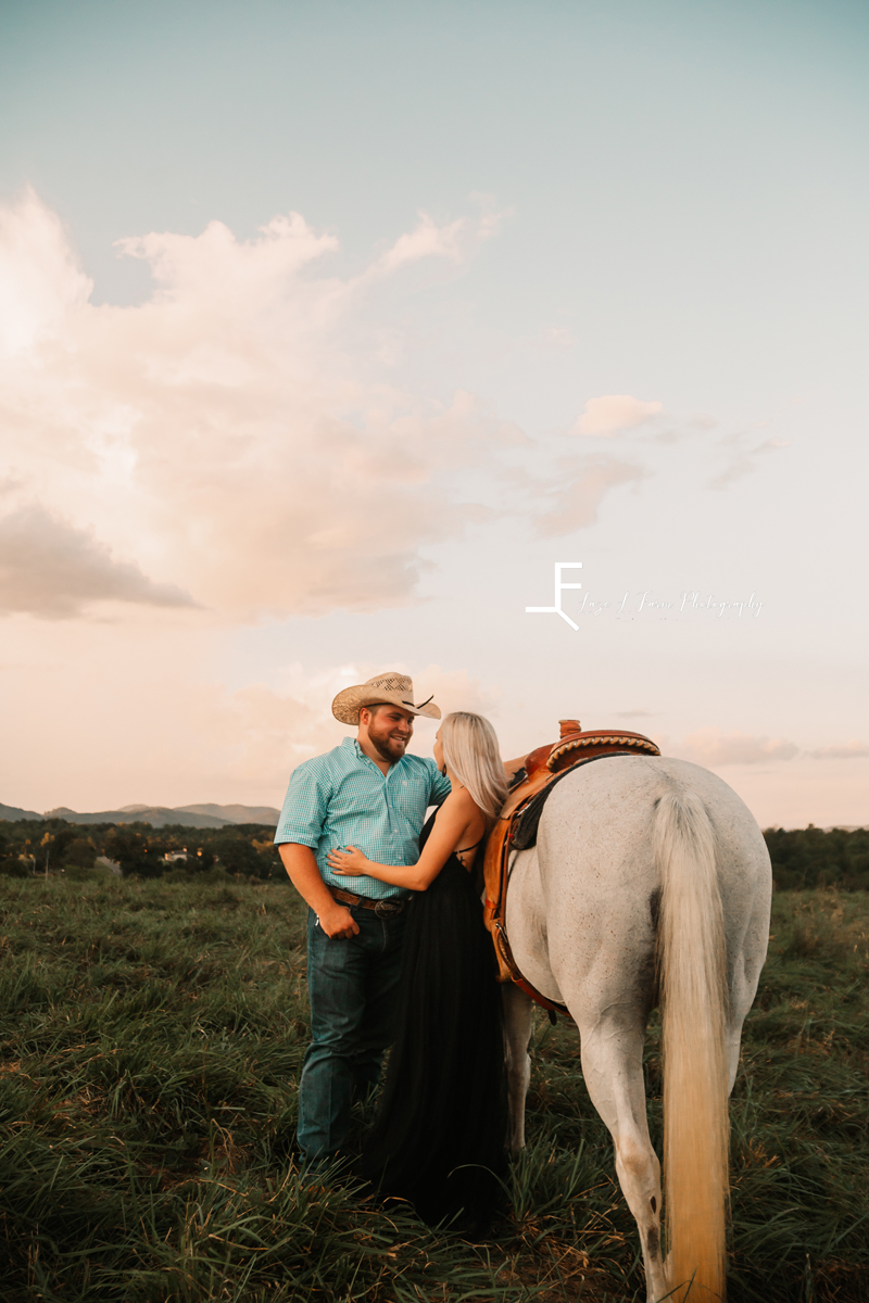 Laze L Farm Photography | Western Couple | Taylorsville NC