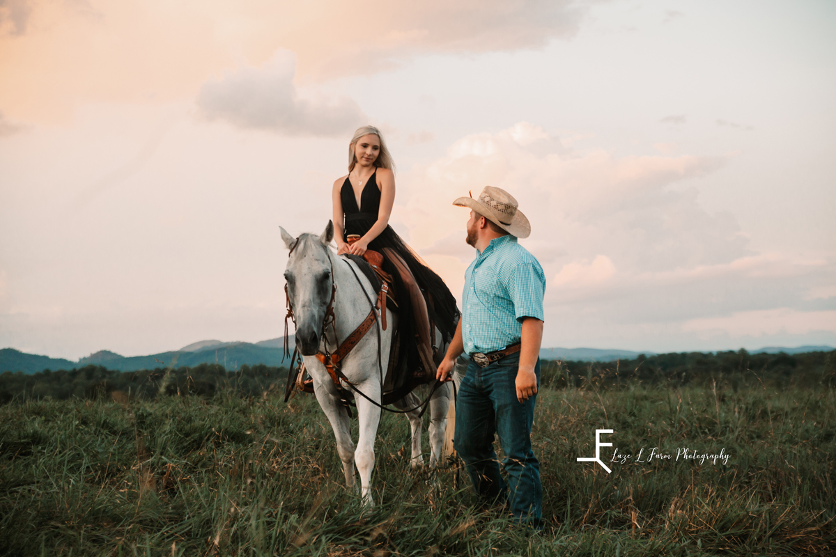 Laze L Farm Photography | Western Couple | Taylorsville NC