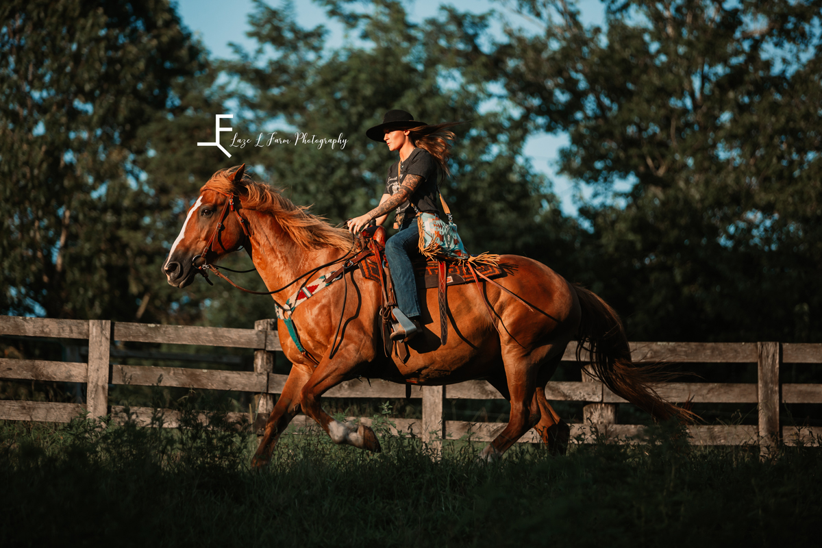 Laze L Farm Photography | Western Lifestyle | Mercy Grey | Taylorsville NC | cowgirl galloping