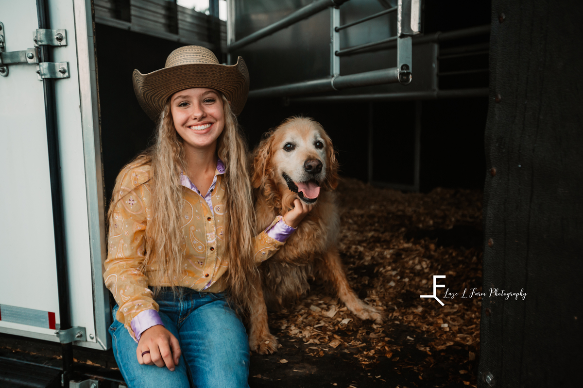Laze L Farm Photography | Western Lifestyle | Dudley Shoals NC | zoey and her dog
