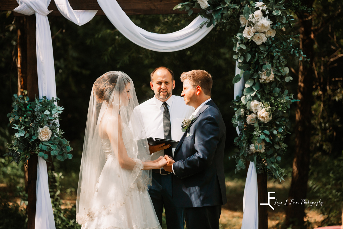 Laze L Farm Photography | Wedding Photography | Hickory NC | Standing at the alter