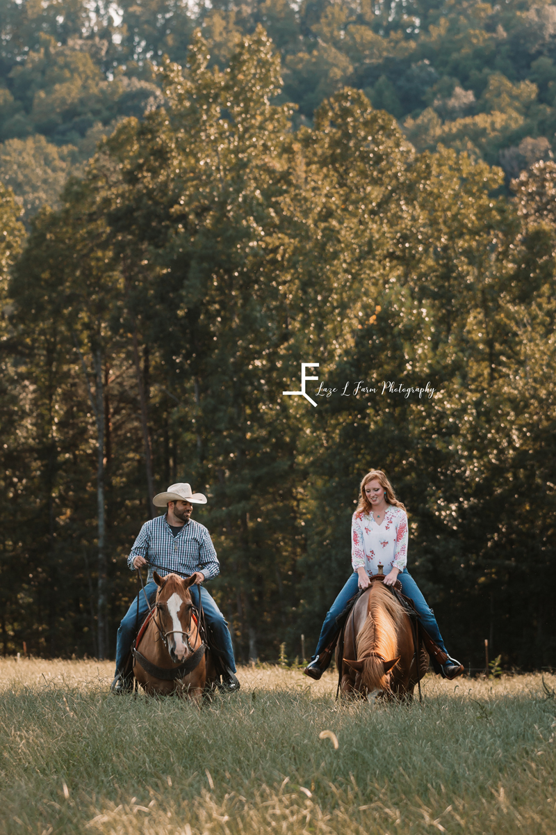 Laze L Farm Photography | Cowboy Blind Date Photo Shoot | Taylorsville NC | Riding